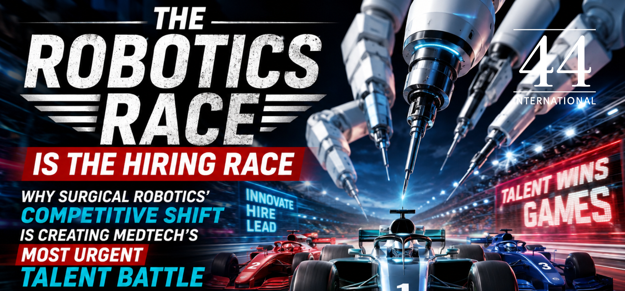 The Robotics Race Is the Hiring Race: Why Surgical Robotics' Competitive Shift Is Creating MedTech's Most Urgent Talent Battle